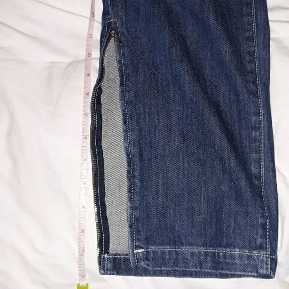 Banana Republic Crop/Capri Jeans‎ Zipper Ankles 6 - Picture 2 of 8